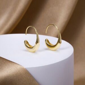 Elegant Gold Hoop Earrings